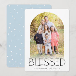 FAMILY PHOTO modern minimum Arch BLESSESED blek bl Meddelande