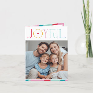 FAMILY PHOTO modern serif typography GLATT färg Helgkort