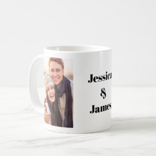 Family Photo Namn Kaffemugg