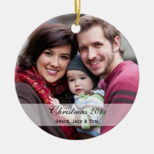 Family Photo Ornaments Julgransprydnad Keramik