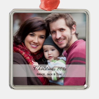 Family Photo Ornaments Julgransprydnad Metall