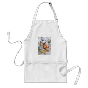Family Photo Personlig Gift - Cooking Pocket Förkläde