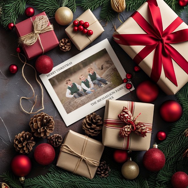 Family Photo Personlig Vykort (Skapare uppladdad)