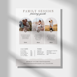 Family Photography Pricing Guide Sell Lakan Reklamblad