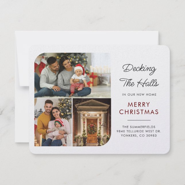 Family Photos Flytta Meddelande om julkort (Framsida)