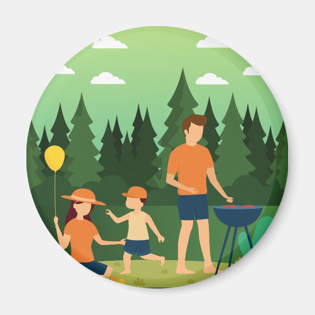 FAMILY PICNIC MAGNET (Framsidan)