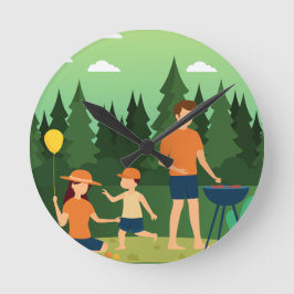 FAMILY PICNIC RUND KLOCKA