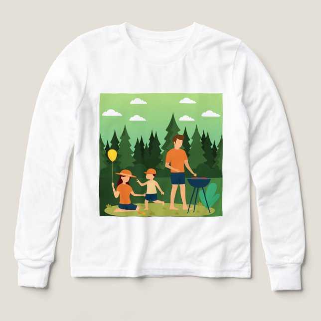 FAMILY PICNIC T SHIRT (Design framsida)