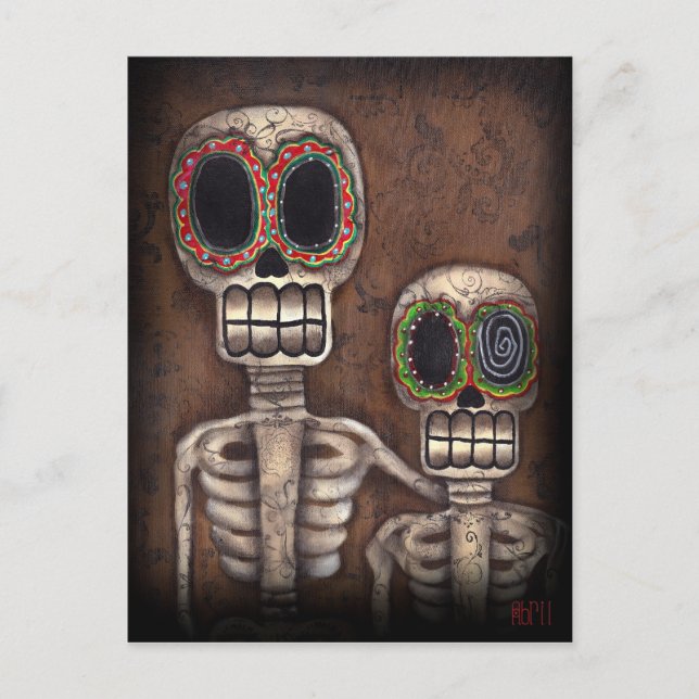 Family Porträtt-vykort Vykort (Framsida)