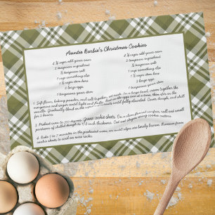Family Recipe Keepsakjulen Kökshandduk