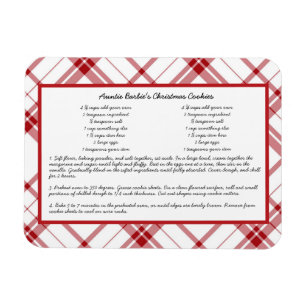 Family Recipe Keepsakjulen Magnet