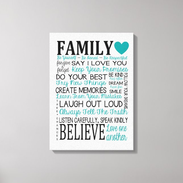 Family Regler Canvas (Framsida)