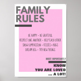 Family Regler Poster
