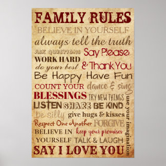 Family Regler Poster
