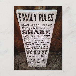 Family Regler Vykort