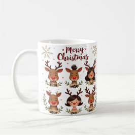 Family Reindeer Matching Mugs Kaffemugg
