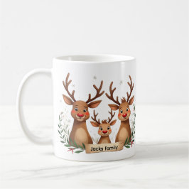 Family Reindeer Matching Mugs Kaffemugg
