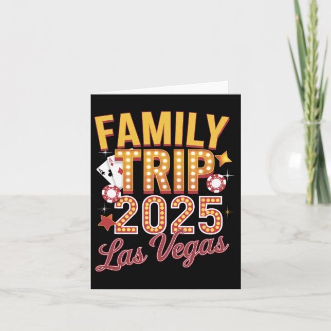 Family Resa 2025 Las Vegas - Family Resa 2025 Kort (Framsida)