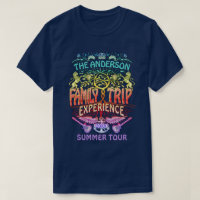 Family Resa Band Retro 70s Konsert Logotyp Neon