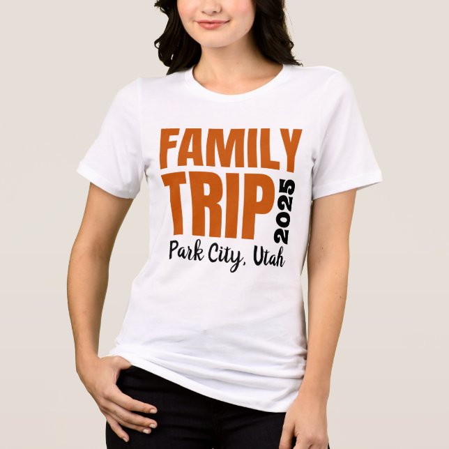 Family Resa Tri-Blend Shirt T Shirt (Framsida)
