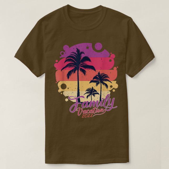 Family Reunion 2022 Family Cruise Family Vacation  T Shirt (Design framsida)