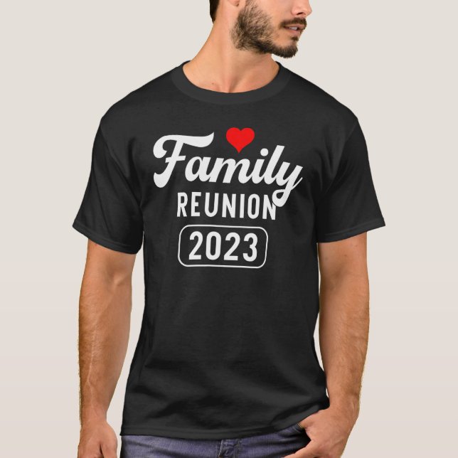 Family Reunion 2023 Meeting Celebration Family Mat T Shirt (Framsida)