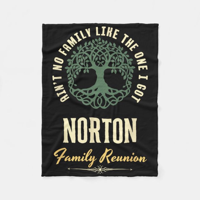 Family Reunion 2025 Matching Design - Norton  Fleecefilt (Framsidan)