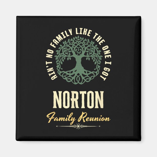 Family Reunion 2025 Matching Design - Norton  Magnet (Framsidan)
