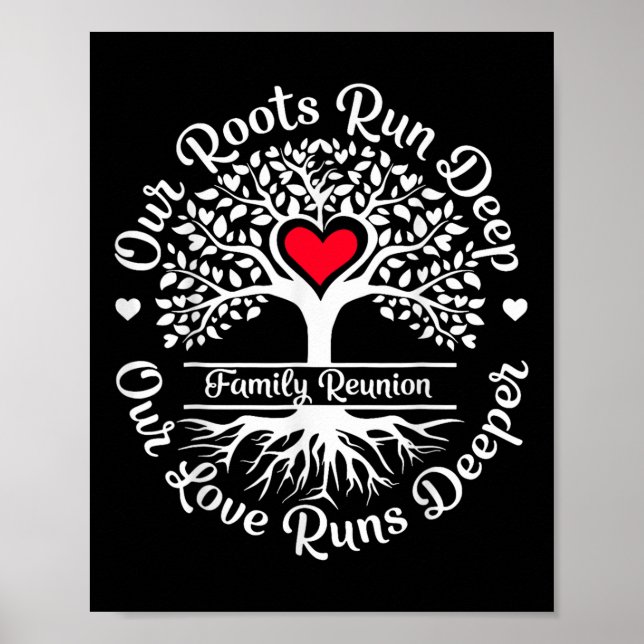 Family Reunion 2025 Our Roots Run Deep Our Love Ru Poster (Framsidan)