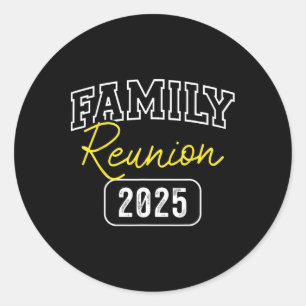 Family Reunion 2025 Store Family Reunion 2025 för Runt Klistermärke