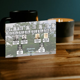 Family Reunion 3 Generation Summertime Tree Inbjudningar