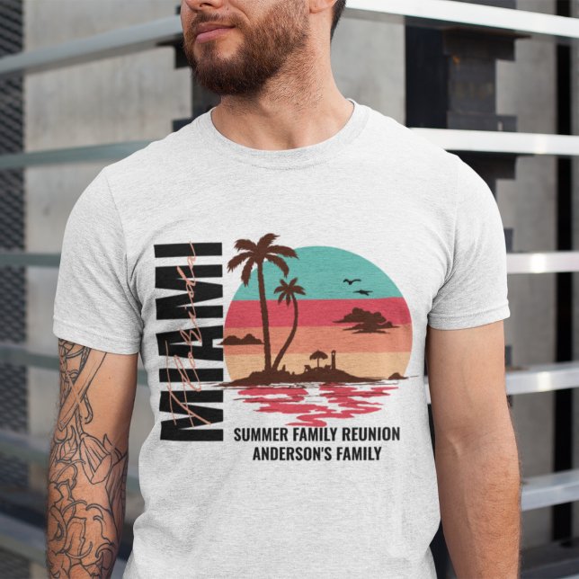 Family Reunion Anpassningsbar Cruise Summer Beach  T Shirt (Skapare uppladdad)