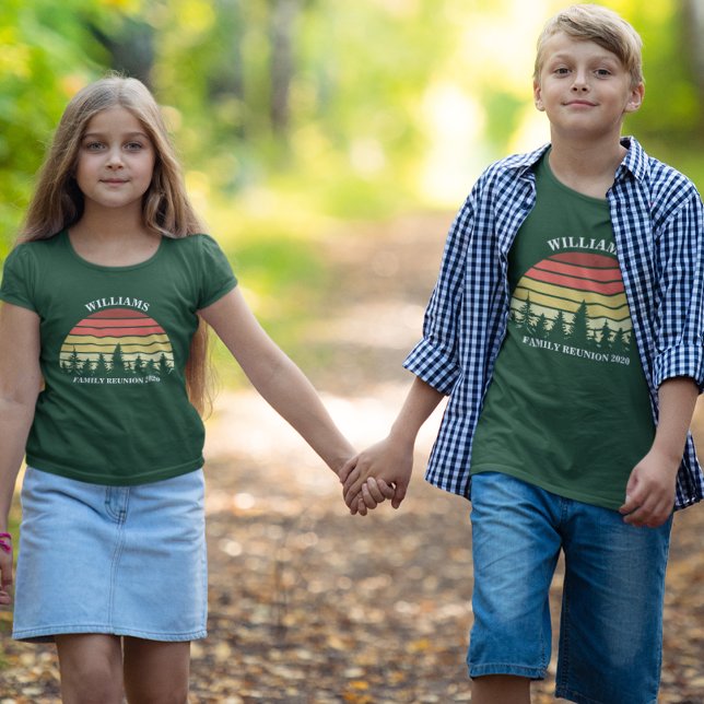 Family Reunion Anpassningsbar Forest Camping Resa  T Shirt (Skapare uppladdad)