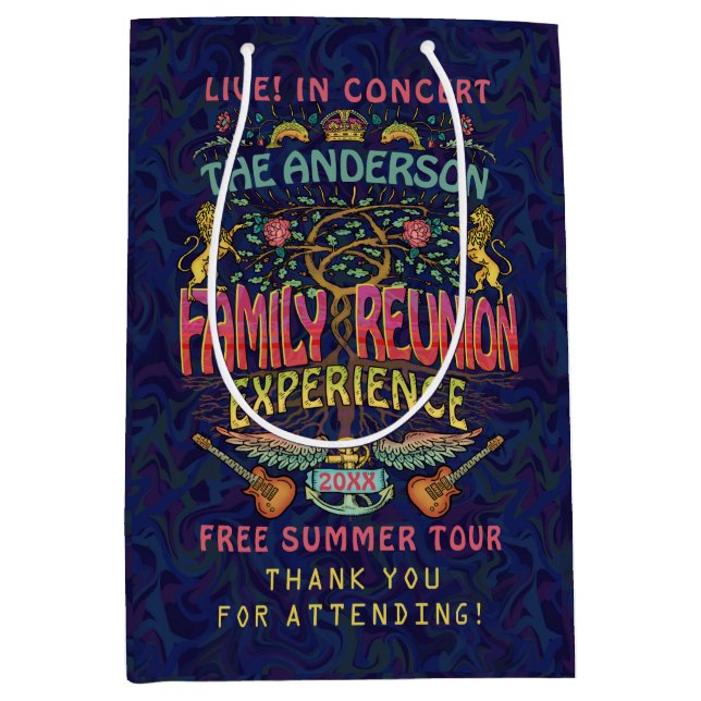 Family Reunion Band Retro 70s konsert Tack (Framsidan)