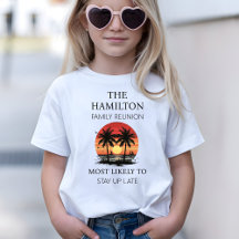 Family Reunion Beach Shirt