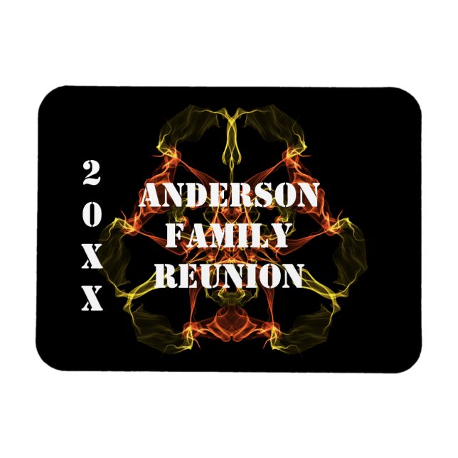 Family Reunion Bright Celestial Ljus Keepsaky Magnet (Horisontell)