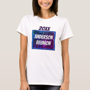 Family Reunion Bright Neon Gathering Keepsaké T Shirt