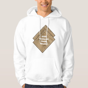 Family Reunion Brown Woodgrain-händelse utomhus Hoodie