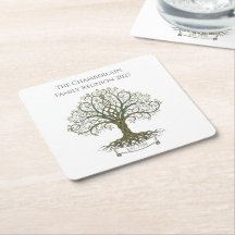 Family Reunion Coaster – Symbolic Family Tree