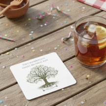 Family Reunion Coaster – Symbolic Family Tree