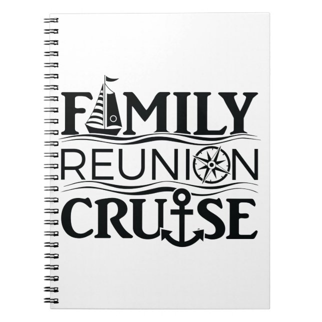 Family Reunion Cruise Cruising Anteckningsbok (Framsidan)