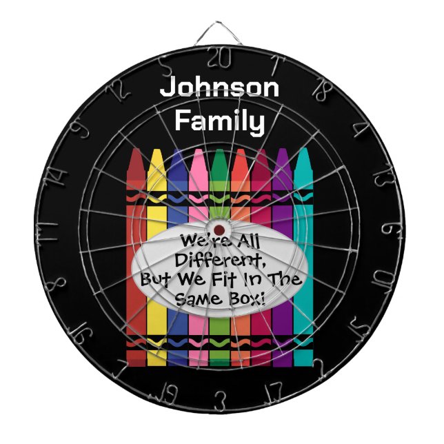 Family Reunion Custom Dart Board Darttavla (Framsidan)