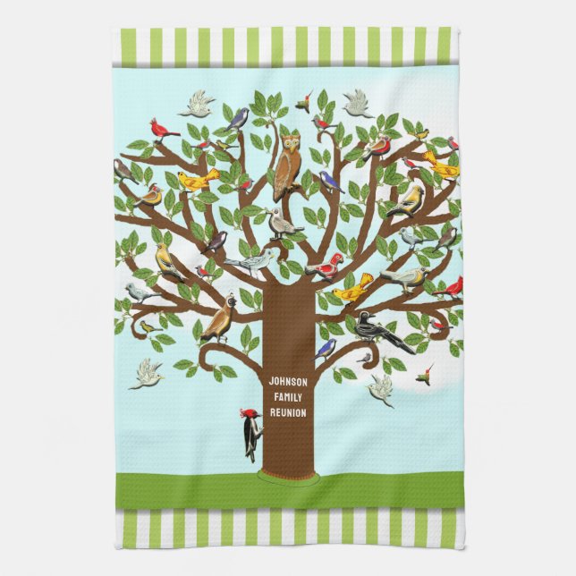 Family Reunion Décor Kitchen Towel Kökshandduk (Vertikal)
