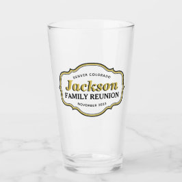 Family Reunion Event Party Souvenir Pint Glass Glaskopp