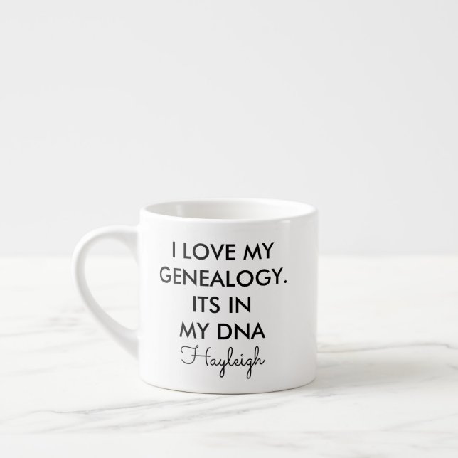 Family Reunion Genealogy DNA Gag Espressomugg (Vänster)