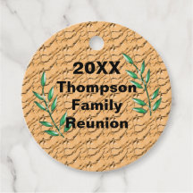 Family Reunion Keepsaké Grönt Träd Gren Memento