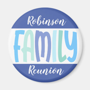 Family Reunion Keepsaké Souvenir Circle Magnet