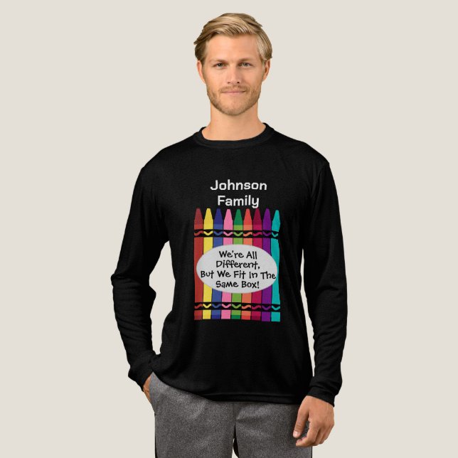 Family Reunion Long Sleeve Shirt T Shirt (Hel framsida)