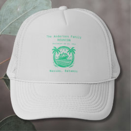 Family Reunion Monogram Hat | Kryssningsgrupp Keps