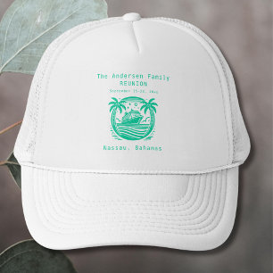 Family Reunion Monogram Hat Kryssningsgrupp Keps